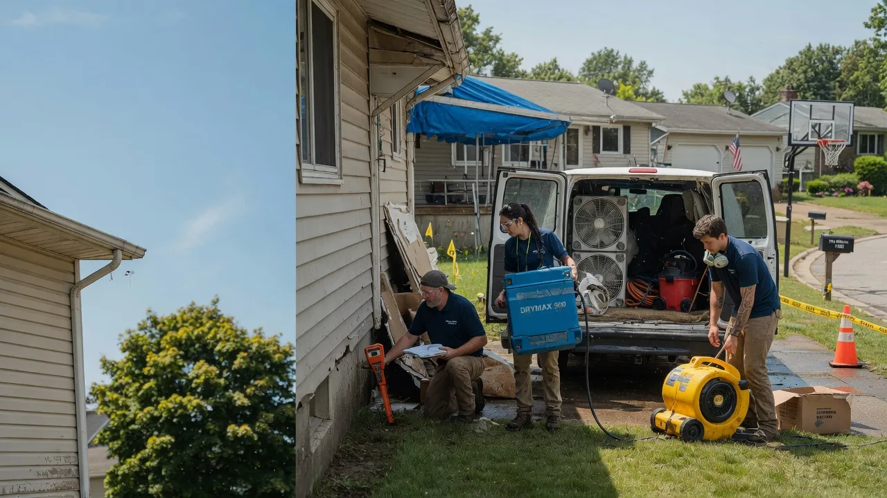 Ceiling Leak Cleanup in Garrettsville, OH near me