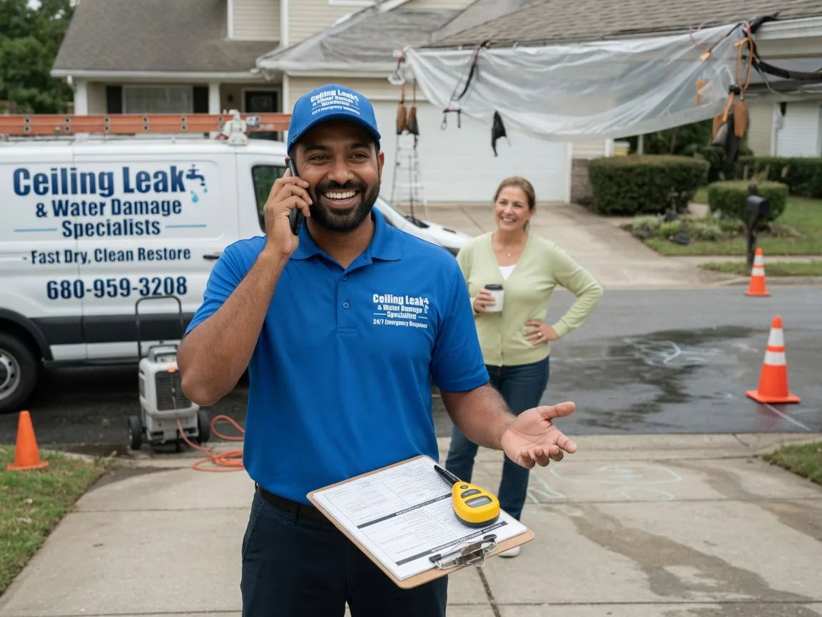 Ceiling Leak Cleanup Garrettsville, OH FAQs